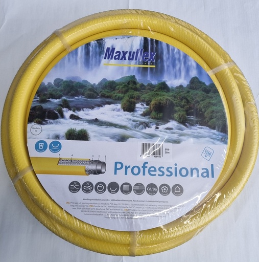 Tuinslang geel Maxuflex 19mm-25 m